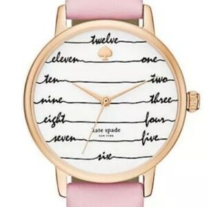 Kate Spade Blush Strap Watch with Gold Accents Nordstrom Rack has a 72% off deal on this Kate Spade rose  main image 2